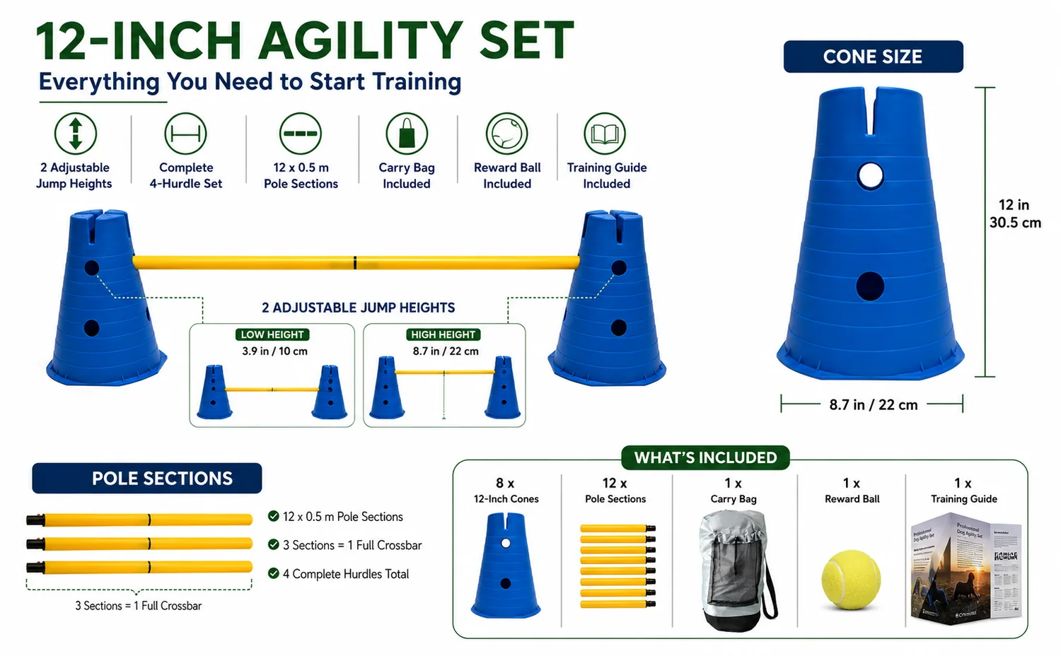 12-inch compact EchoLink agility set